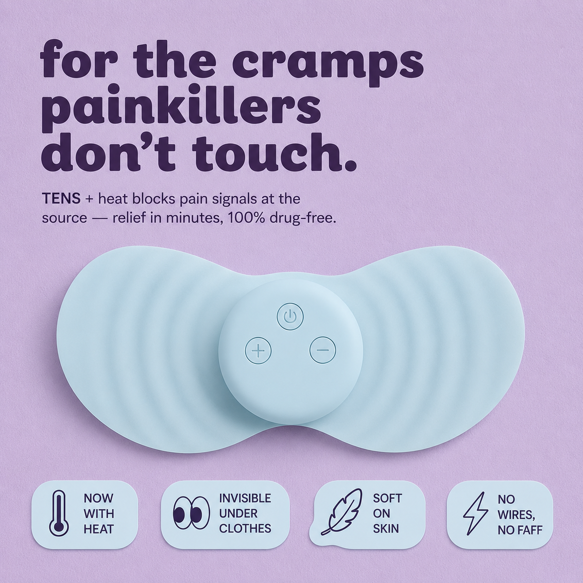 Flutter Period Pain Relief Device